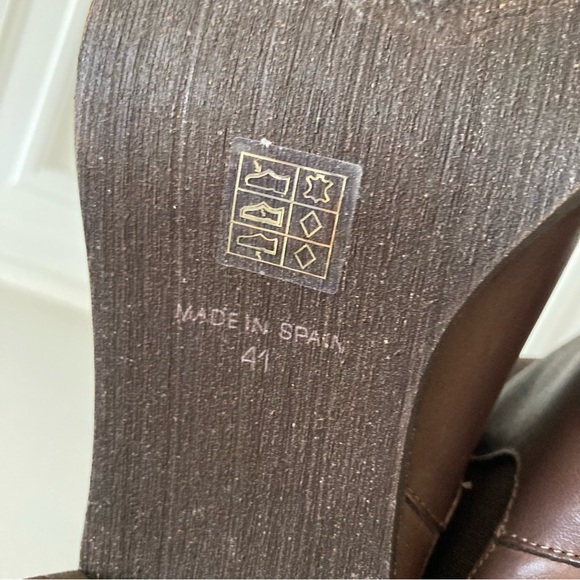 NWOT Free People Essential Brown Leather Chelsea Boots Sz 41 - Picture 7 of 7